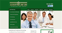Desktop Screenshot of accountinglinkusa.com