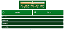 Tablet Screenshot of accountinglinkusa.com